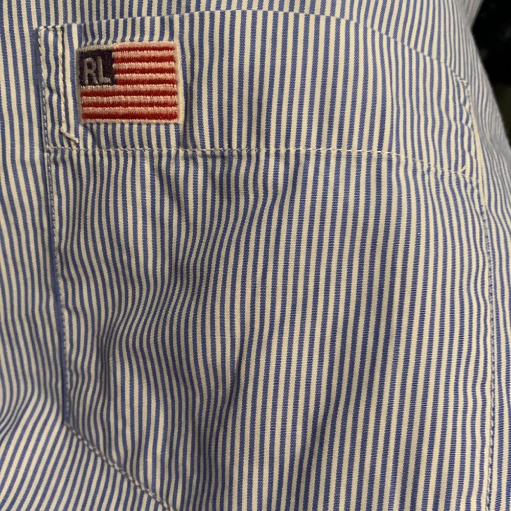 Polo Jeans Co. Ralph Lauren Stripe Shirt XL - Picture 7 of 9